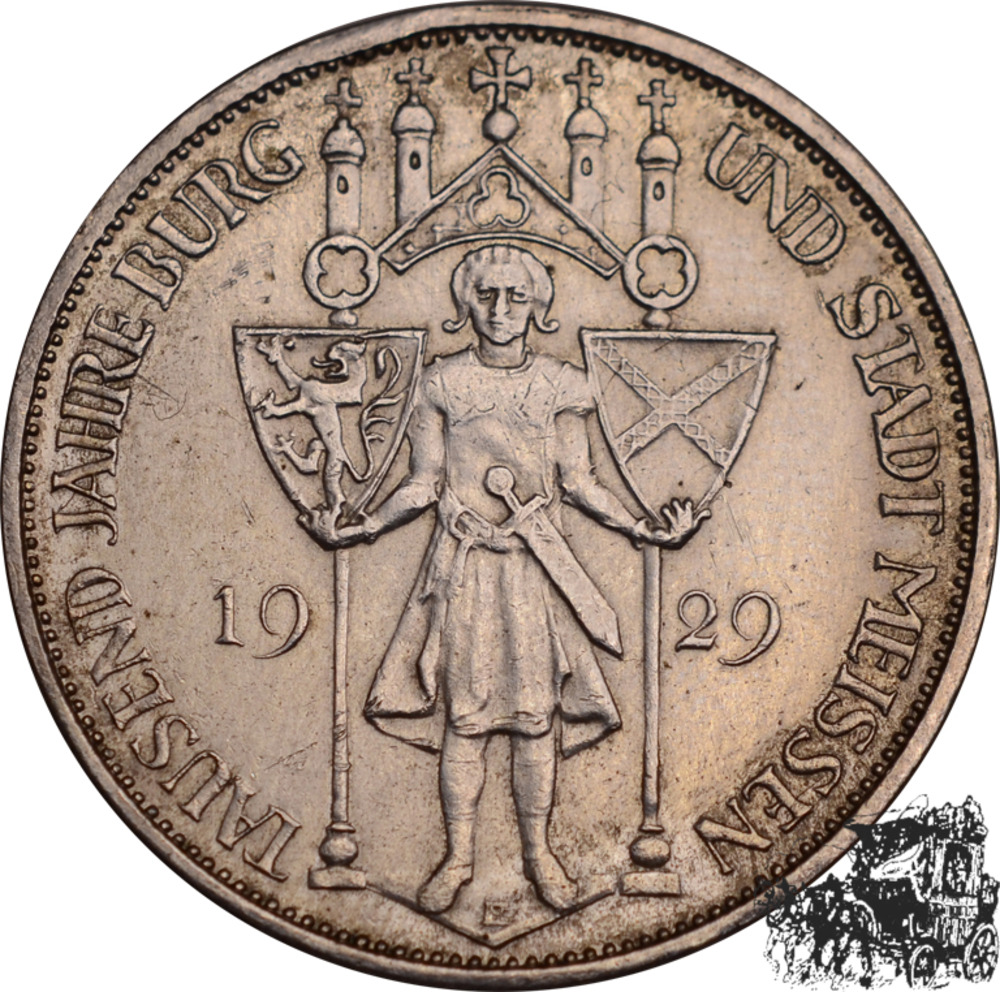 3 Mark 1929 E -n Meissen 3 Mark 1929 E -n Meissen