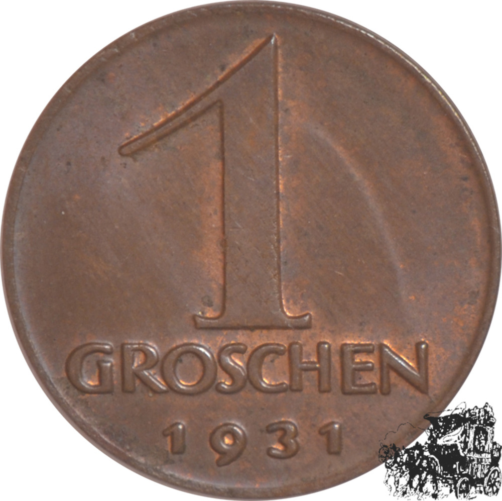 1 Groschen 1931 - Österreich R !