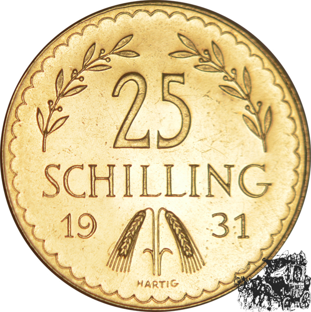 25 Schilling 1931 25 Schilling 1931