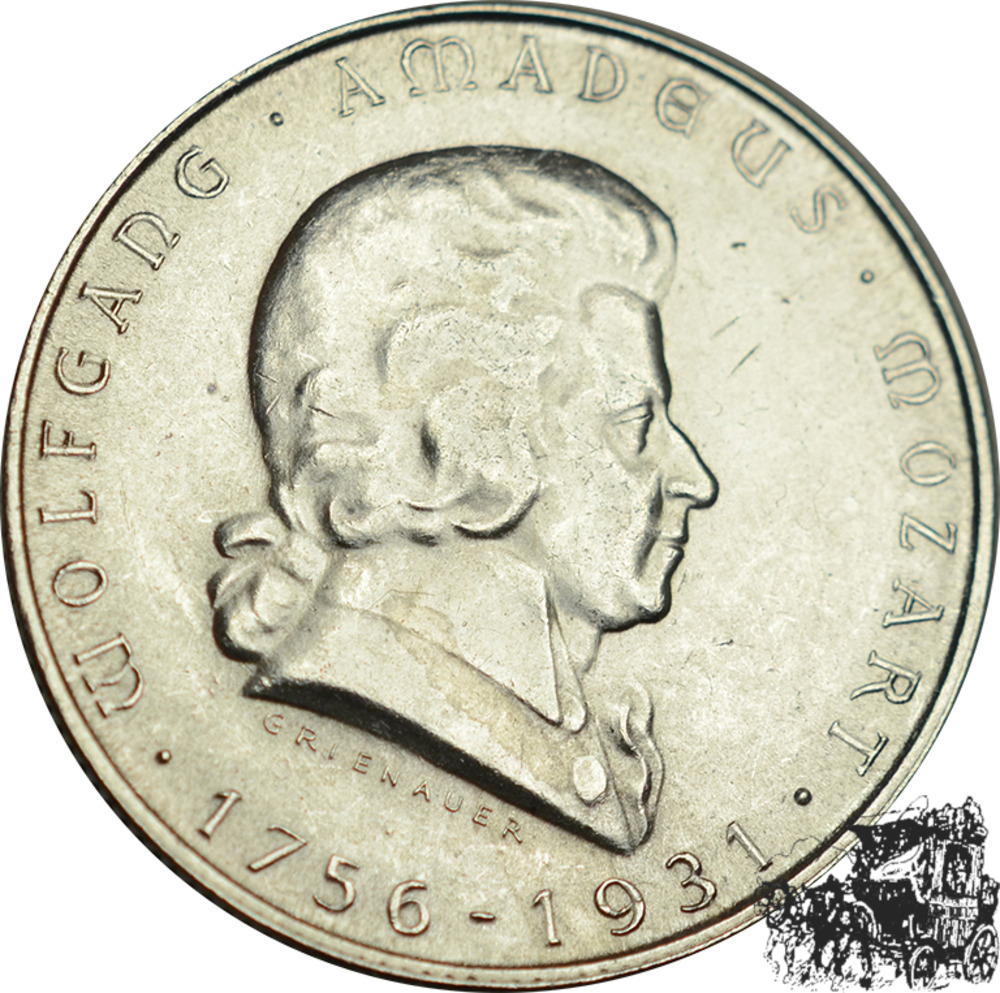 2 Schilling 1931 - Mozart 2 Schilling 1931 - Mozart