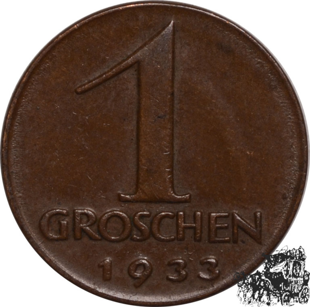 1 Groschen 1933 - Österreich