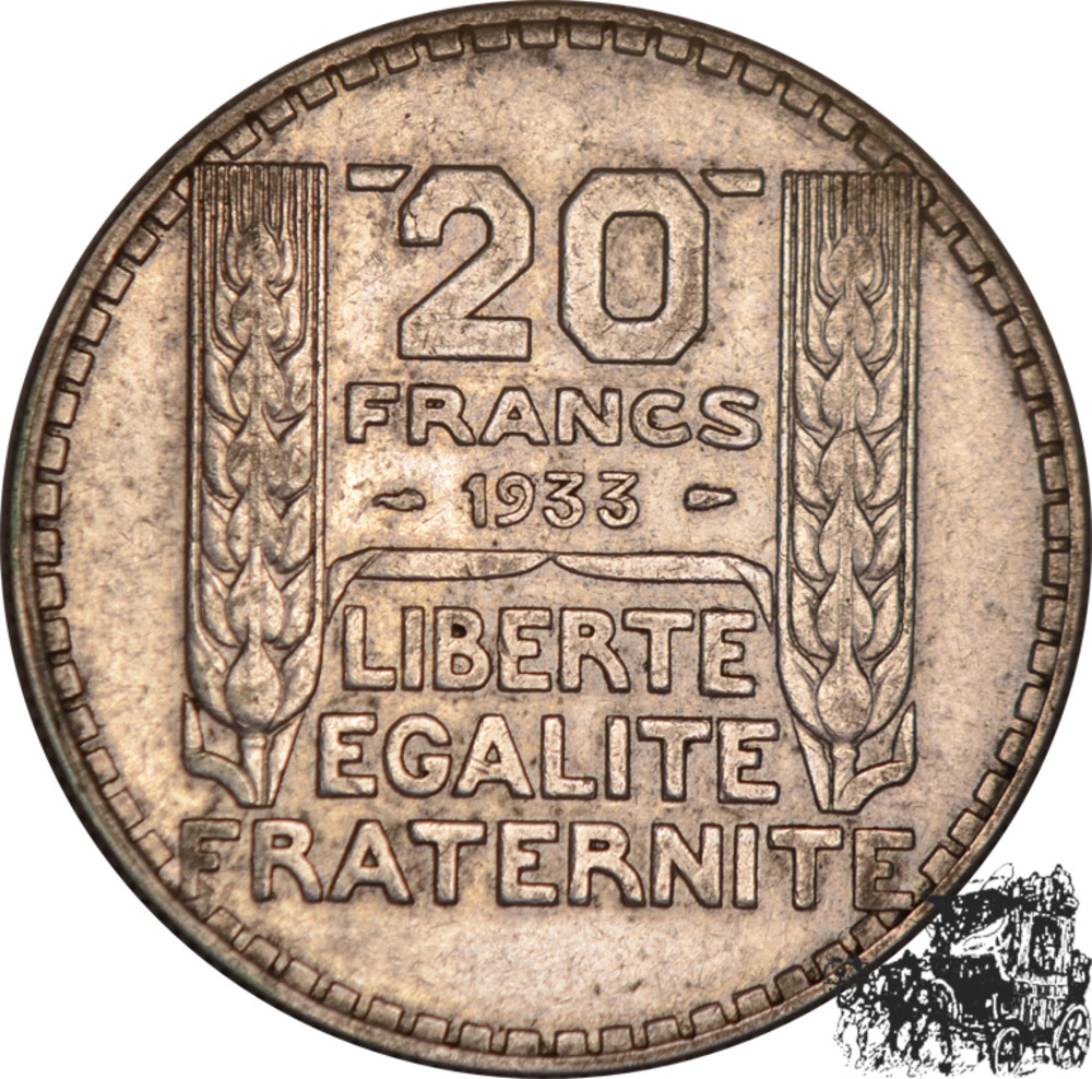 20 Francs 1933