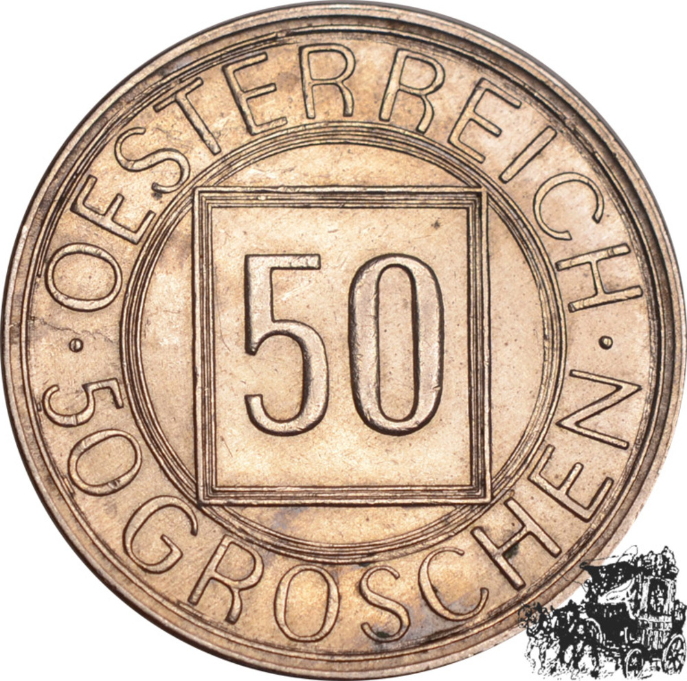 50 Groschen 1934 -schilling night 50 Groschen 1934 -schilling night