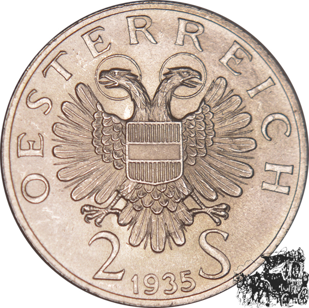 2 Schilling 1935 - Lueger 2 Schilling 1935 - Lueger
