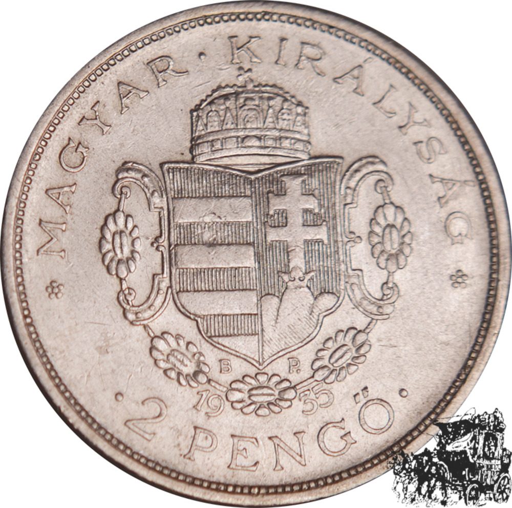 2 Pengö 1935 - Rakoczi 2 Pengö 1935 - Rakoczi