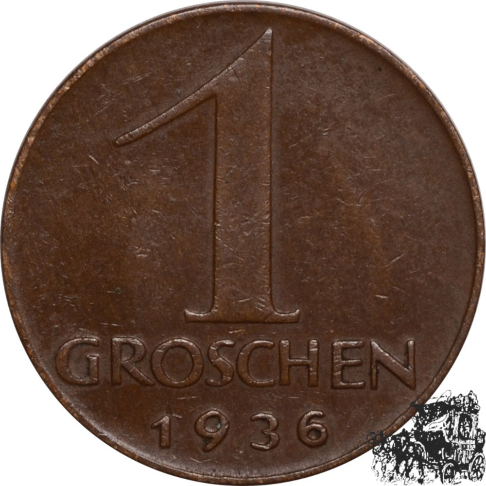1 Groschen 1936 - Austria 1 Groschen 1936 - Austria
