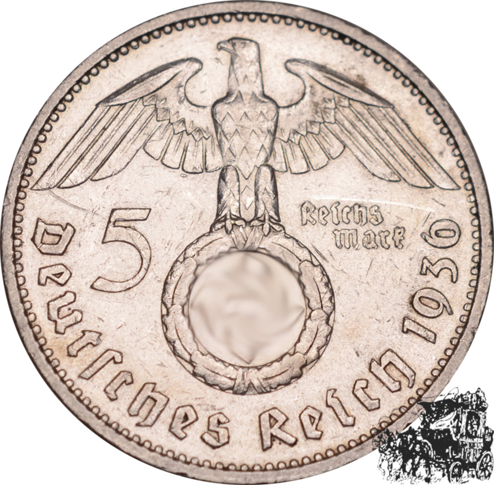 5 Reichsmark 1936 F