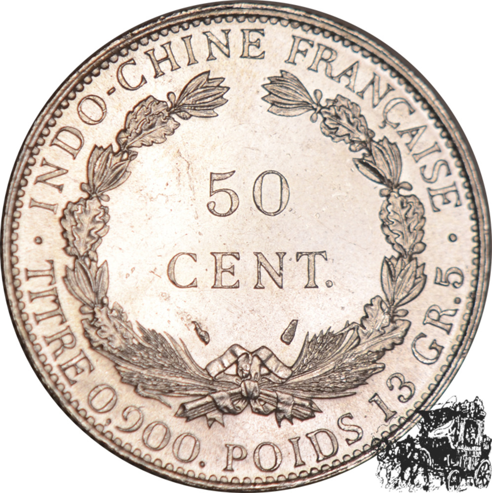 50 Cent 1936 - Franz. Indochina 50 Cent 1936 - Franz. Indochina