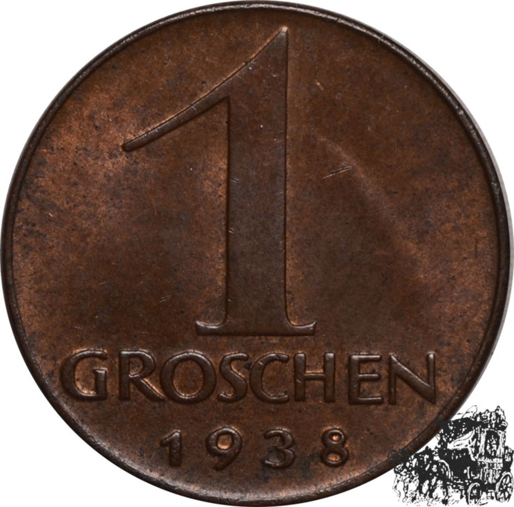 1 Groschen 1938 - Österreich