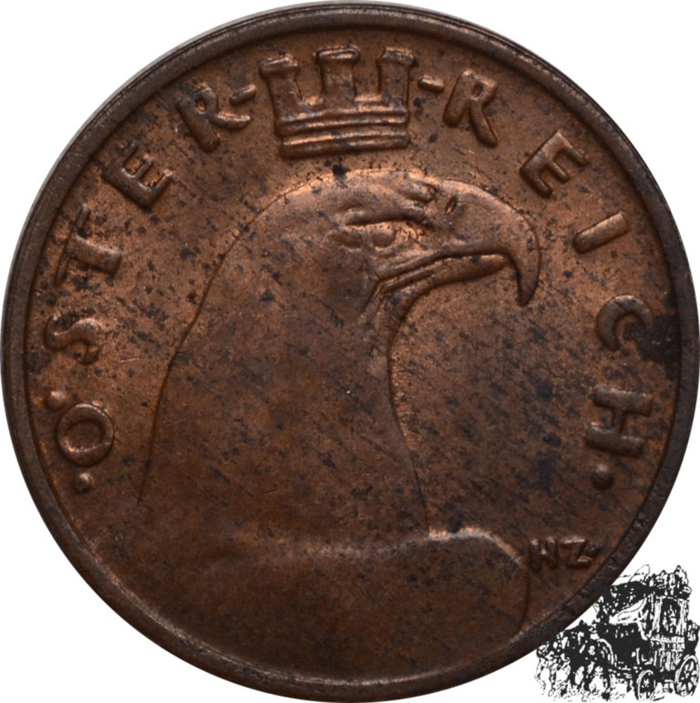 1 Groschen 1938 - Austria 1 Groschen 1938 - Austria