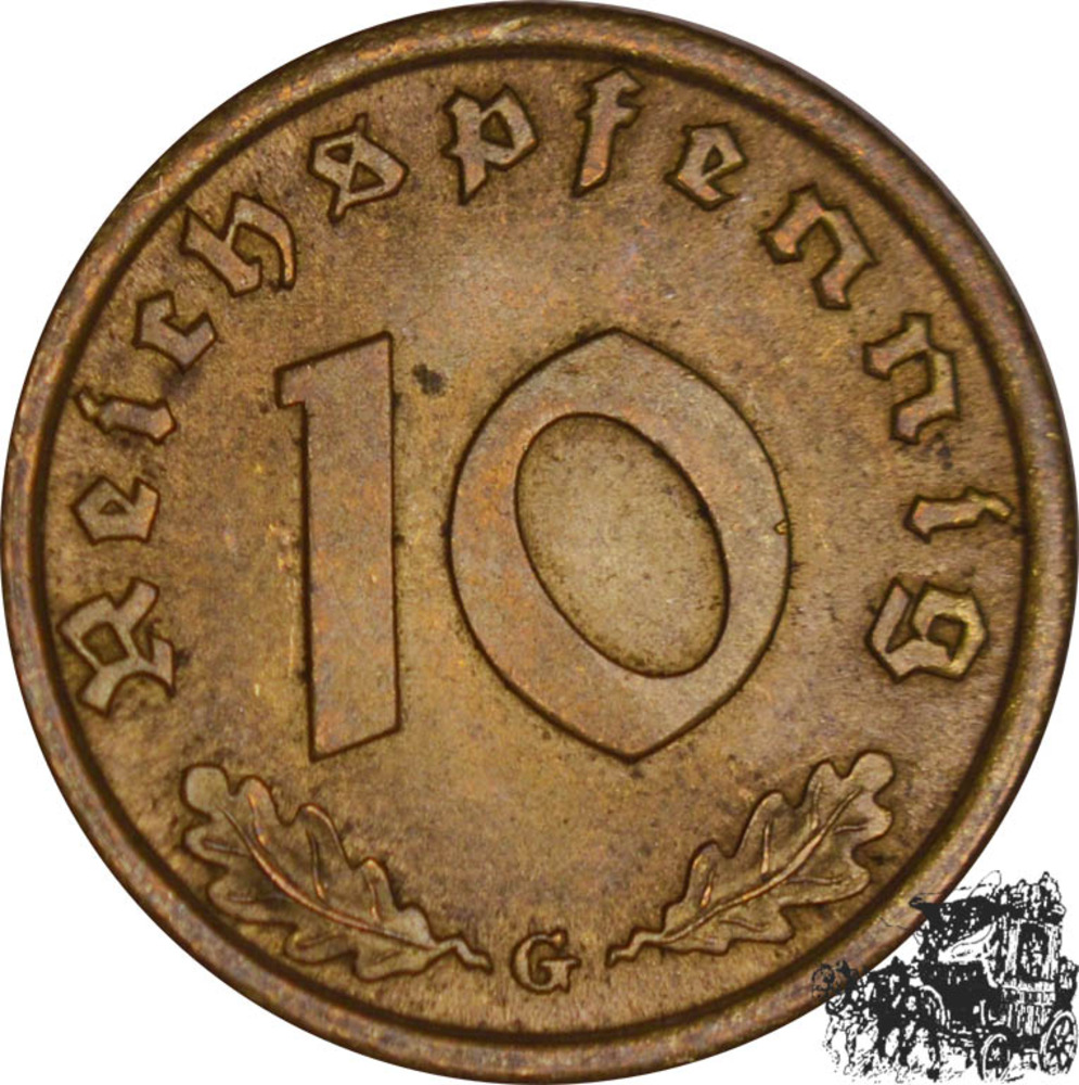 10 Pfennig 1939 G - Deutschland