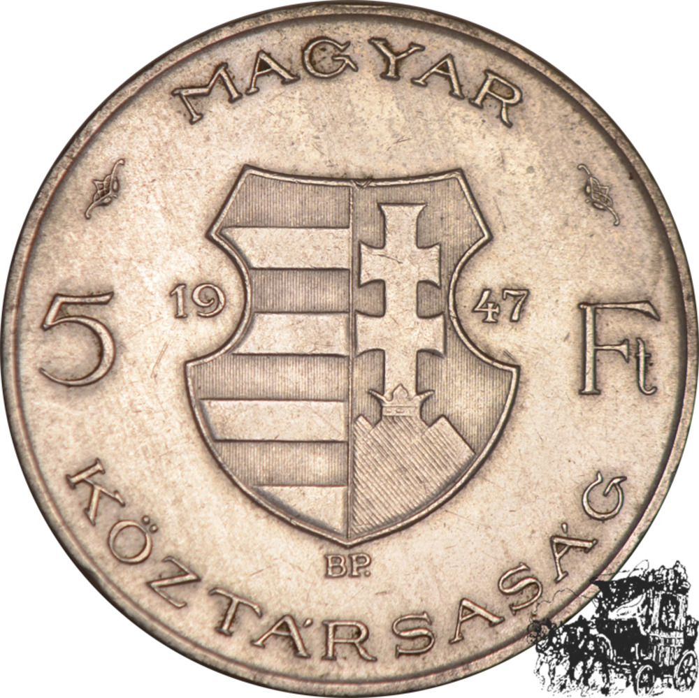 5 Forint 1947 -Kossuth