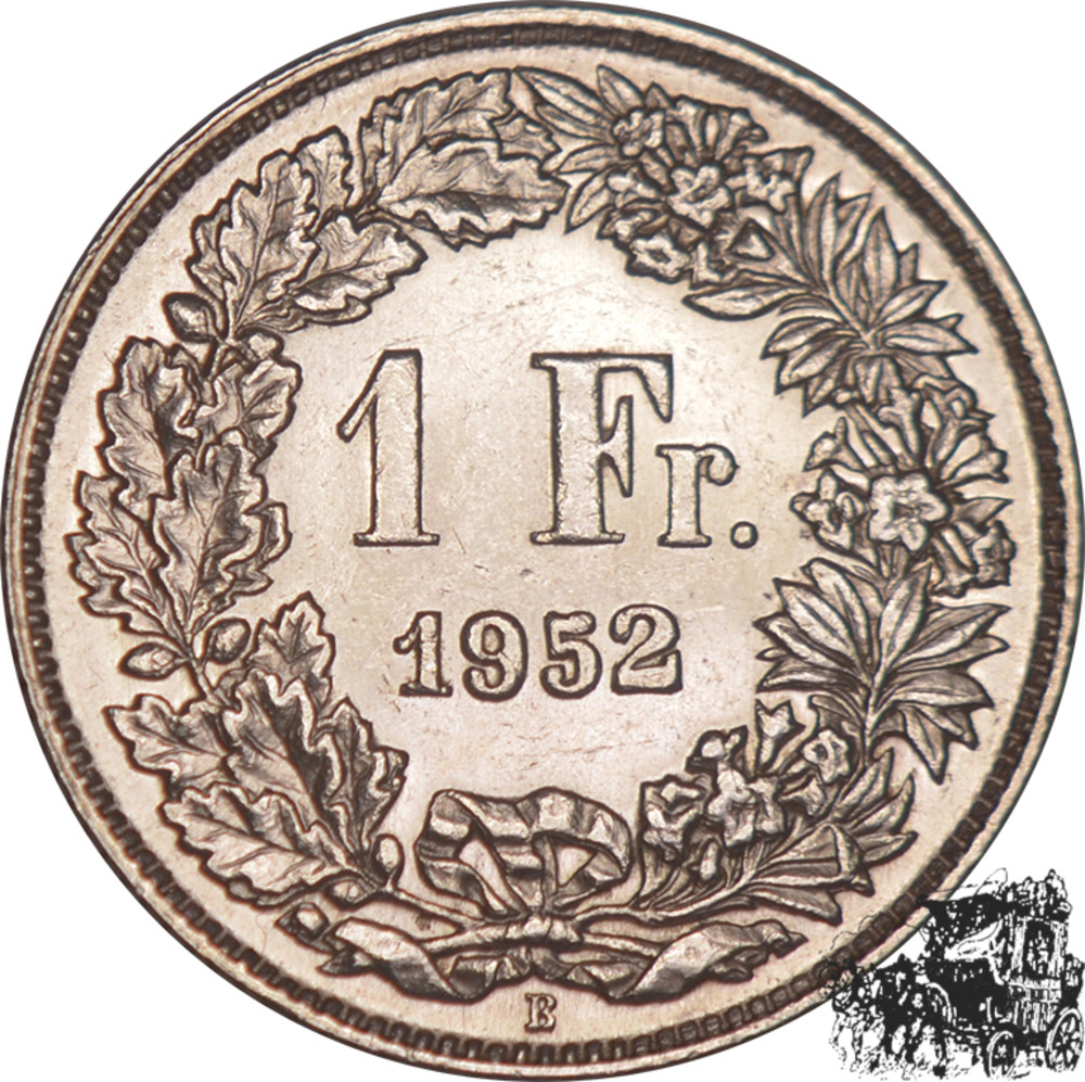 1 Franken 1952 B - Schweiz