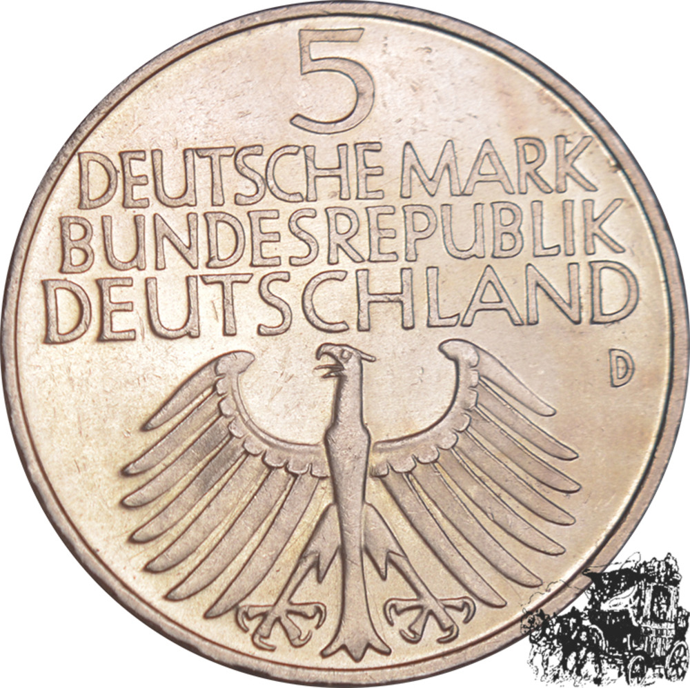 5 Mark 1952 D - Germanisches Museum 5 Mark 1952 D - Germanisches Museum