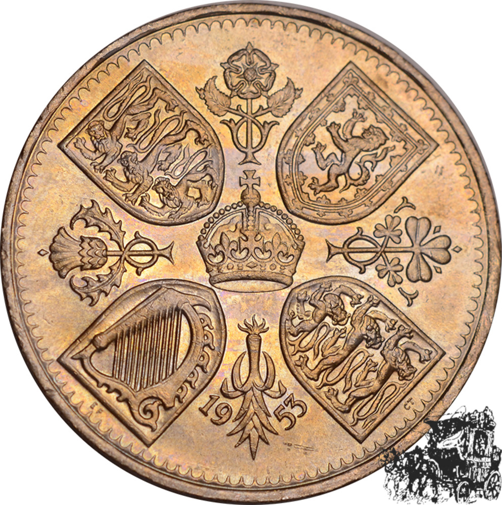 1 Crown 1953 - Krönung 1 Crown 1953 - Krönung