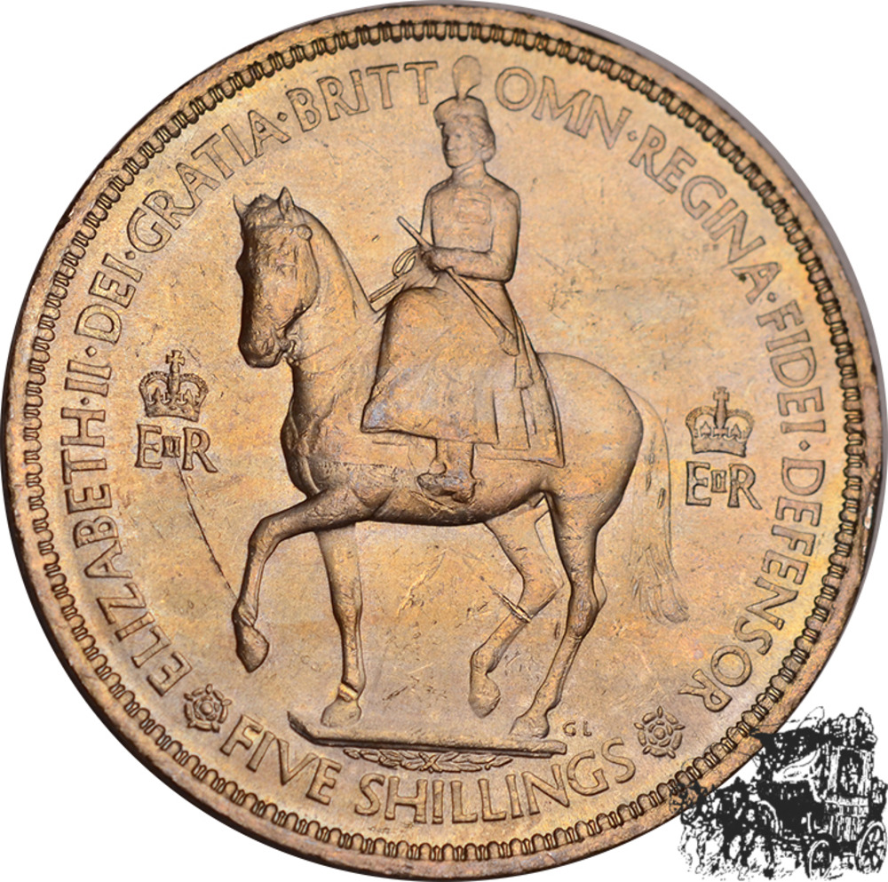 1 Crown 1953 - Krönung 1 Crown 1953 - Krönung