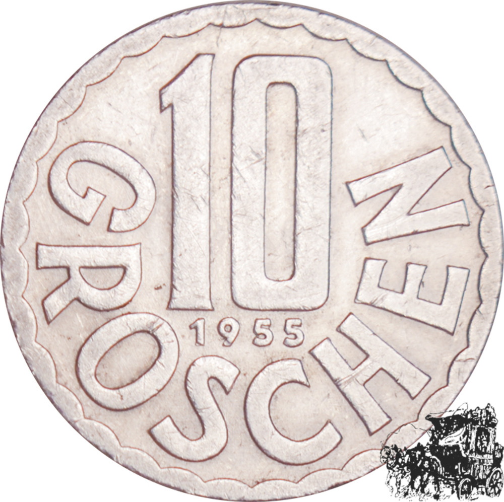10 Groschen 1955 - f.vz.