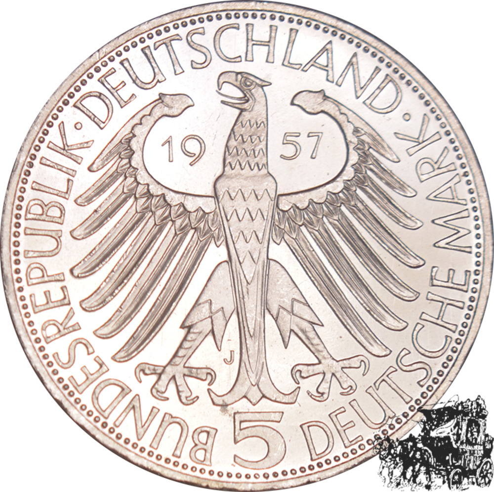 5 Mark 1957 J - Eichen dorff
