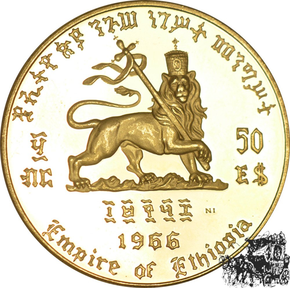 50 Dollar 1958 - Äthiopien 50 Dollar 1958 - Äthiopien