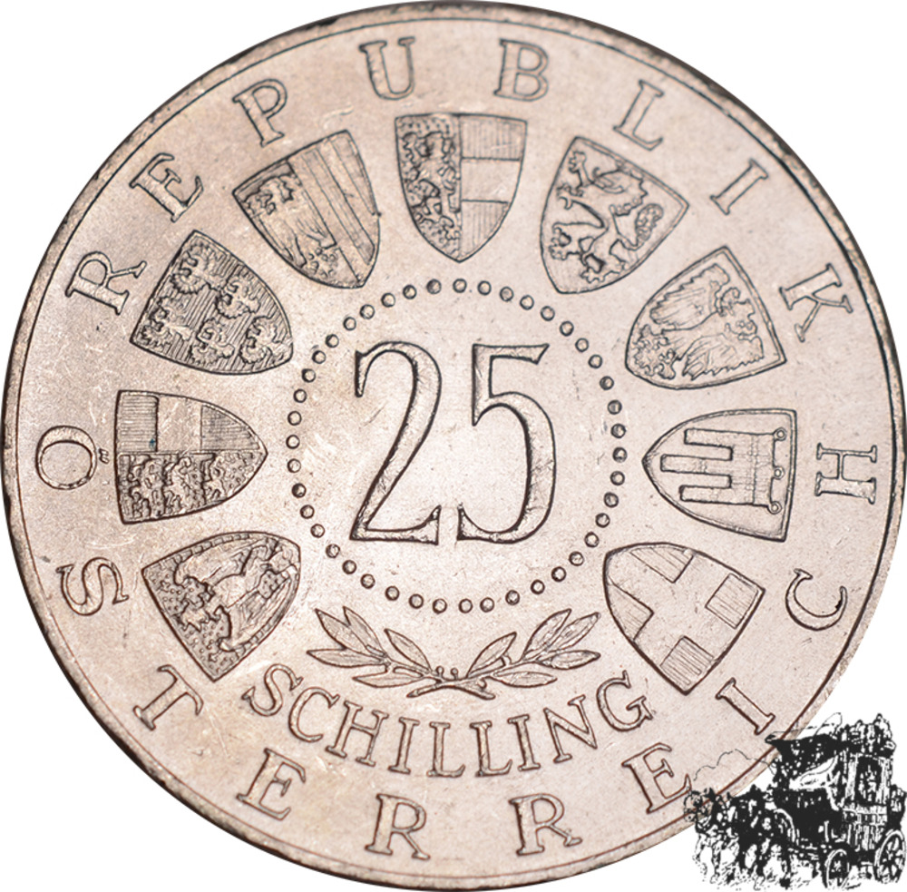 25 Schilling 1960 - Kärntner Volksabstimmung - f.stpfr.