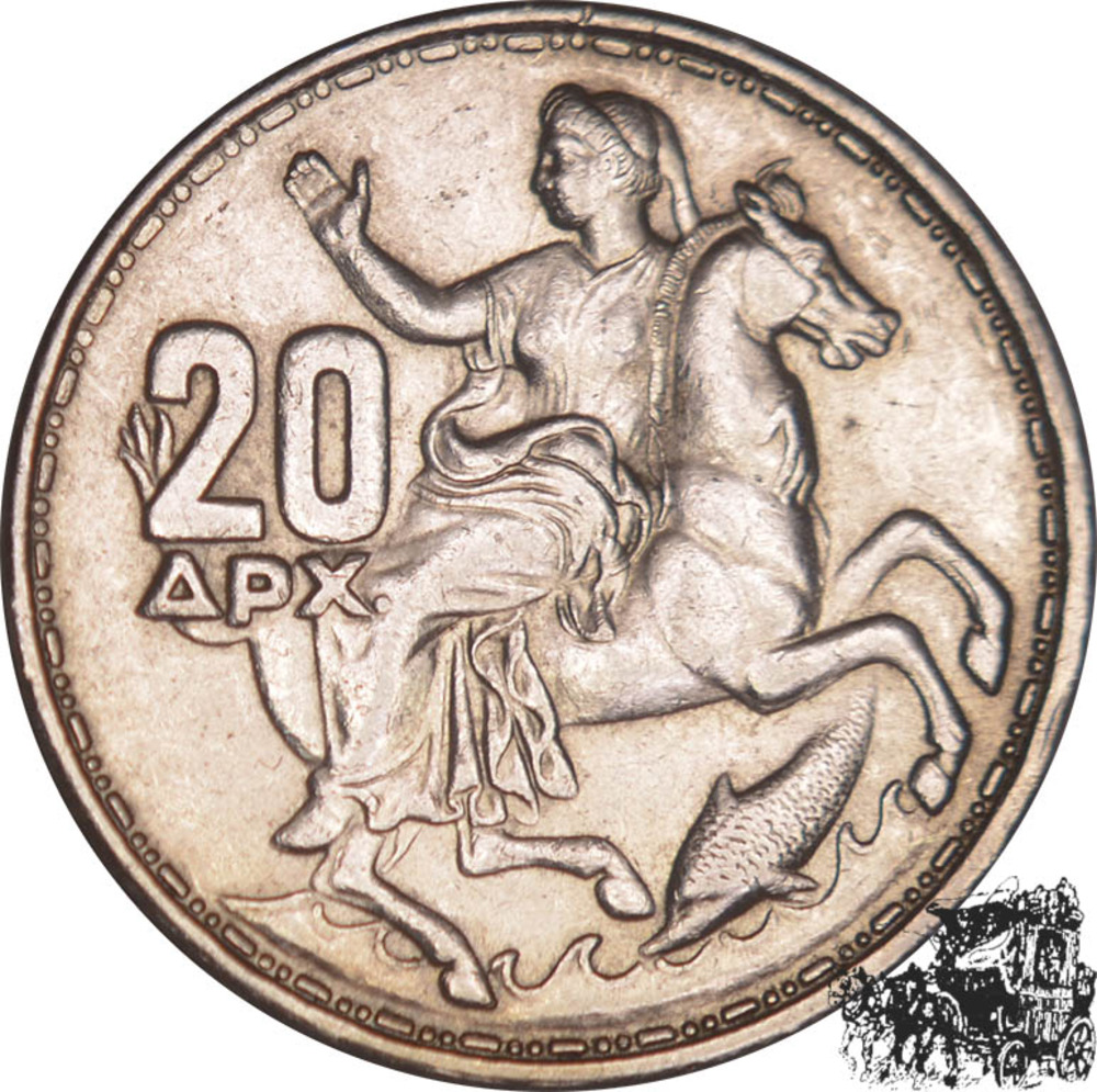 20 Drachmen 1960 - Paul I, Griechenland