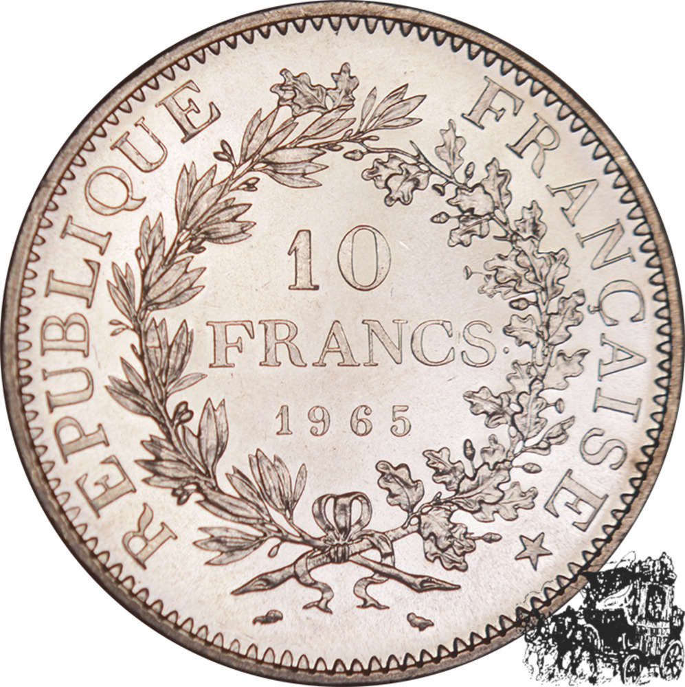 10 Francs 1965 - Hercules