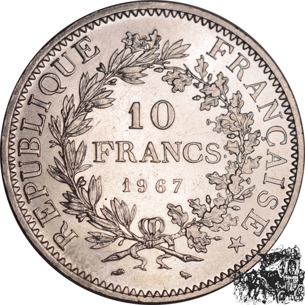 10 Francs 1967 - Hercules