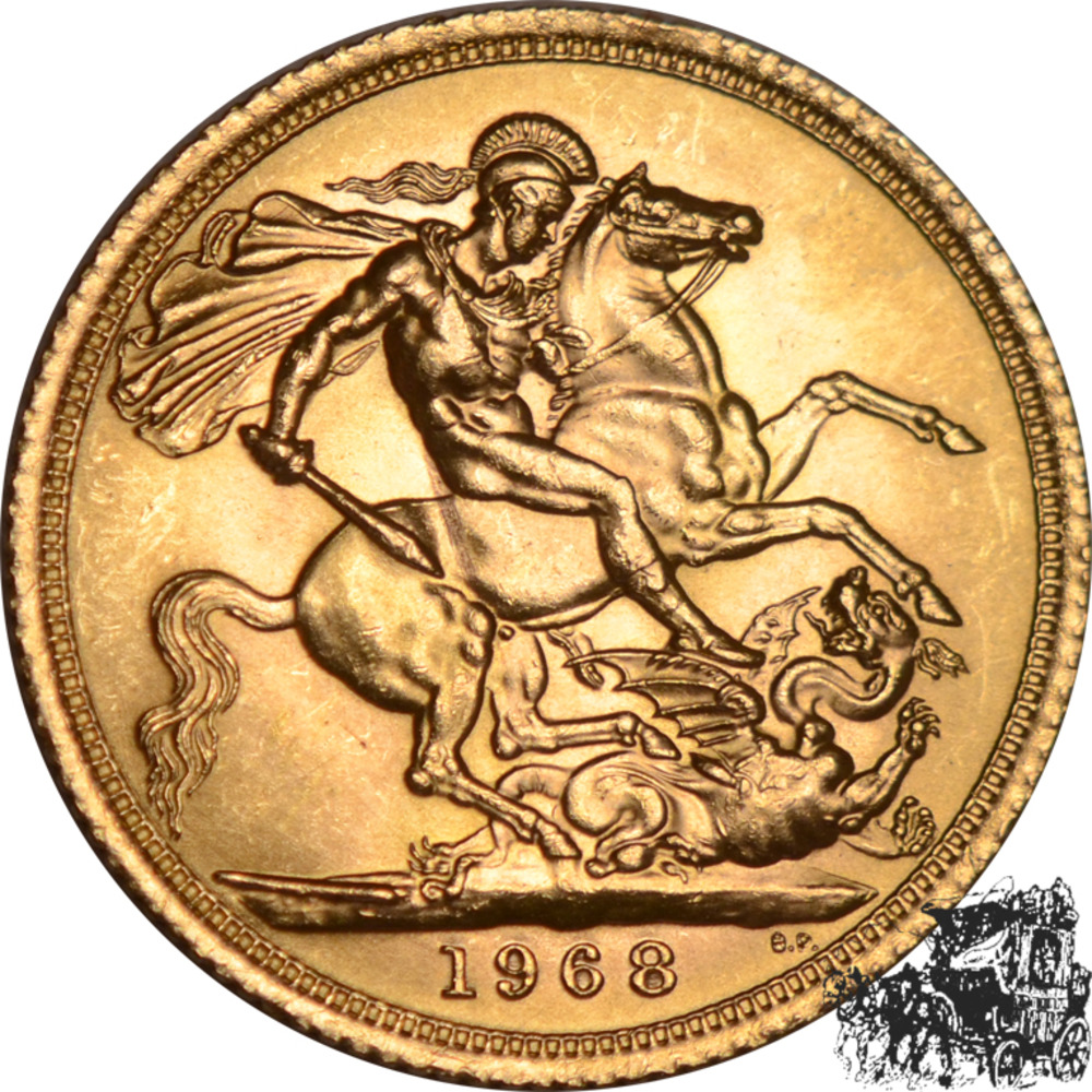 1 Pfund 1968 Grossbritannien 1 Pfund 1968 Grossbritannien