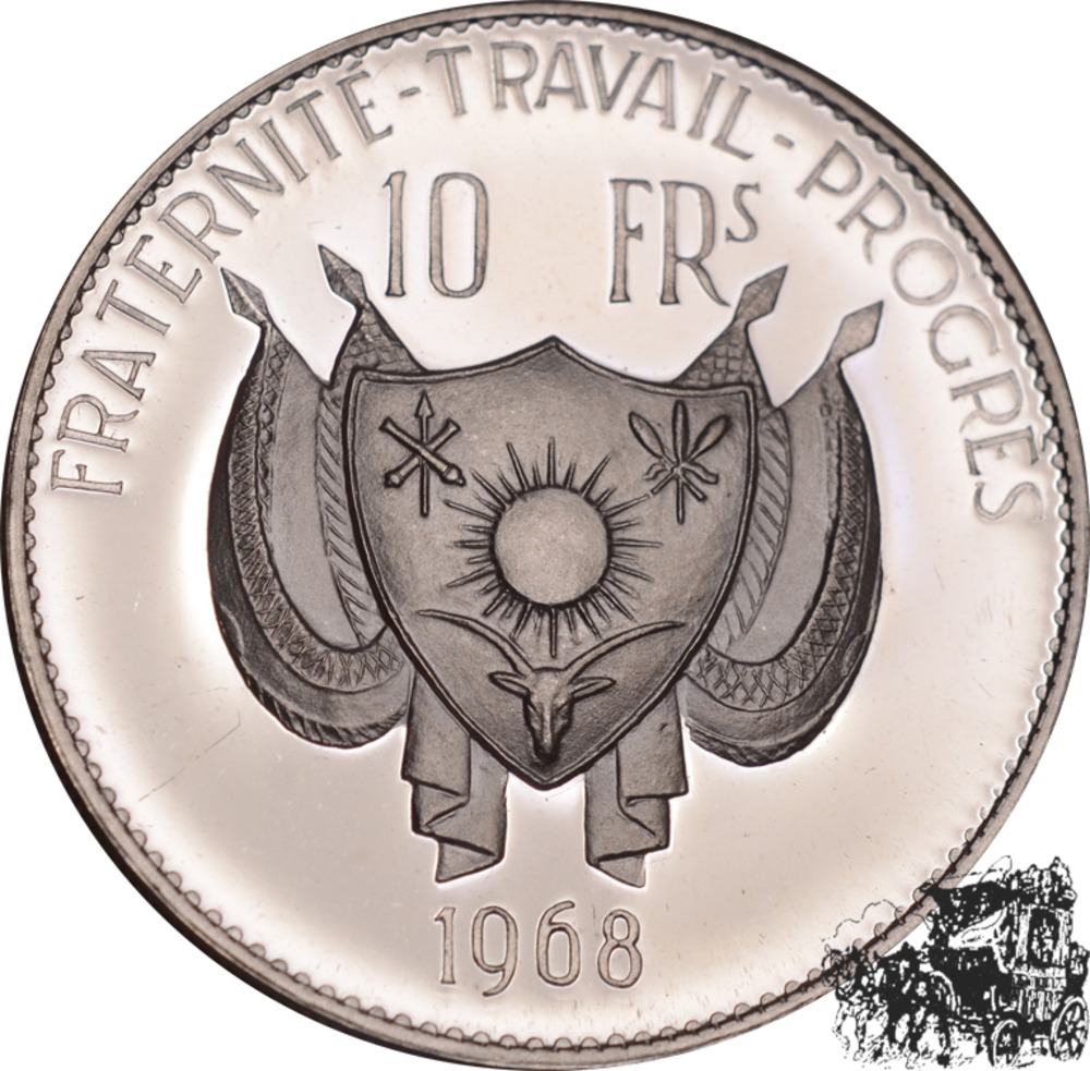 10 Francs 1968 - Löwe