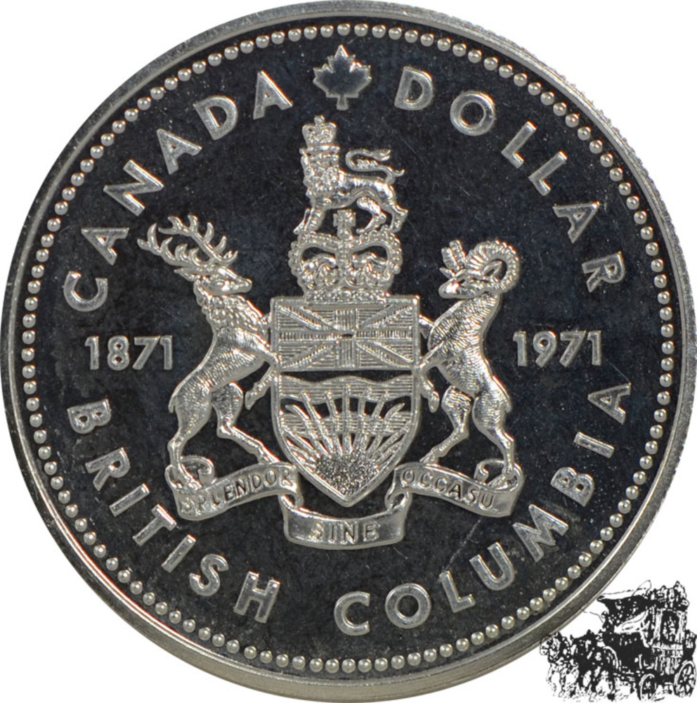 1 Dollar 1971 - British Columbia 1 Dollar 1971 - British Columbia