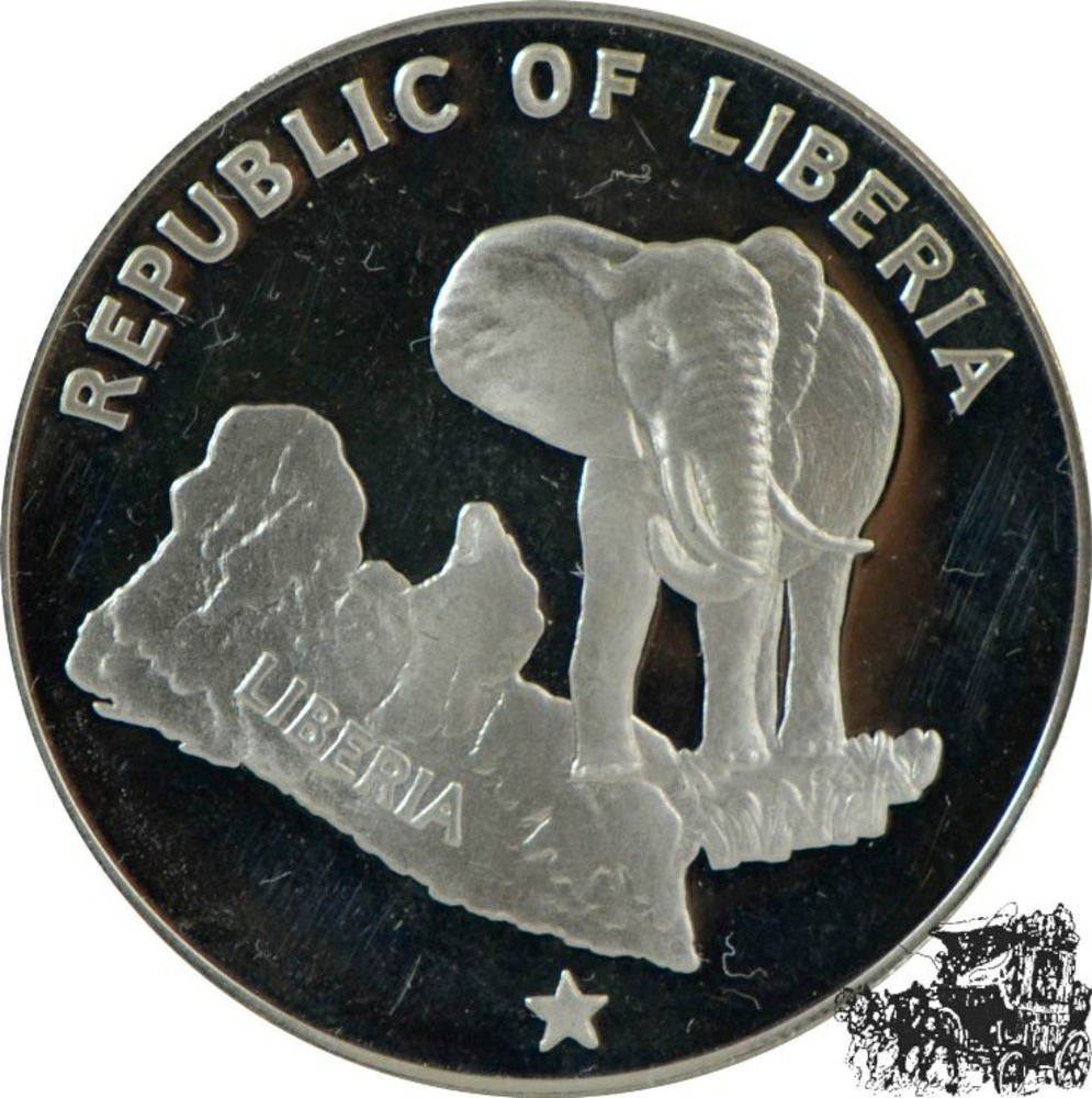 5 Dollar 1973 - Elefant 5 Dollar 1973 - Elefant