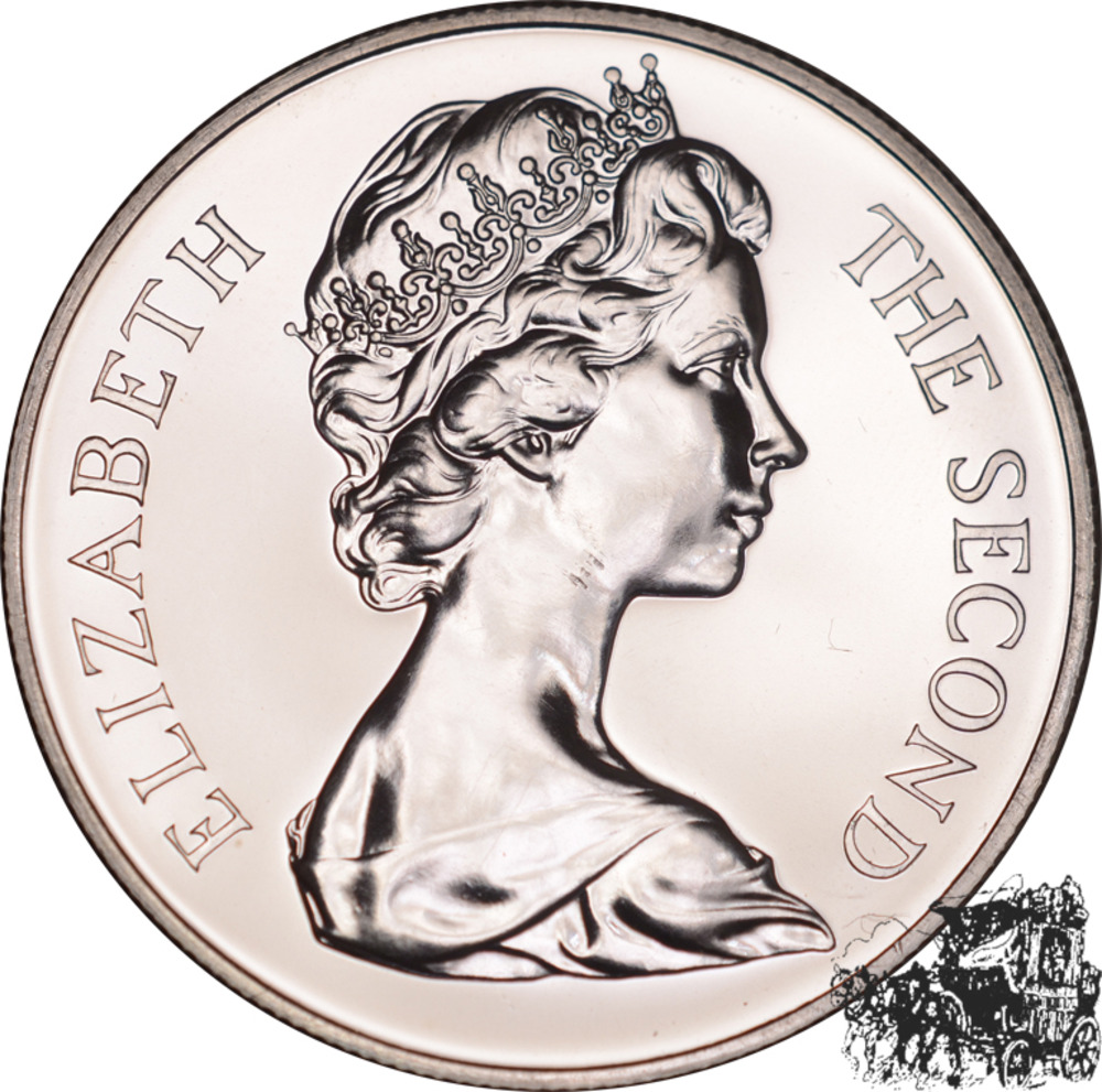 25 Pence 1973 - Segelschiff 25 Pence 1973 - Segelschiff