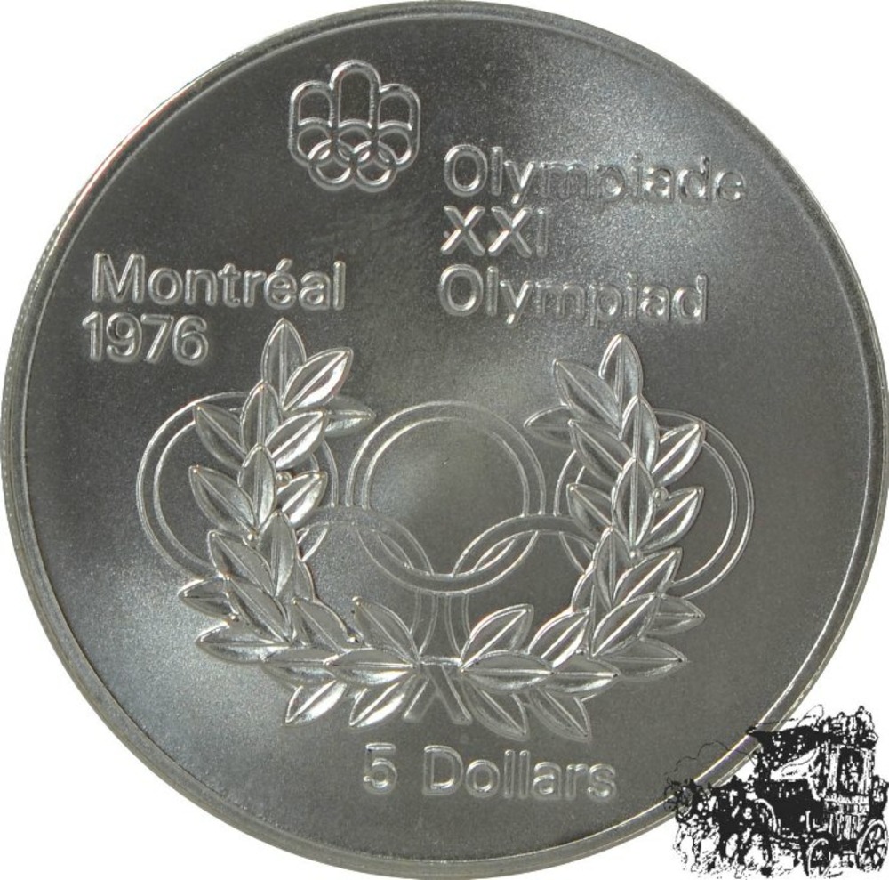 5 Dollar 1974 - Olympische Ringe