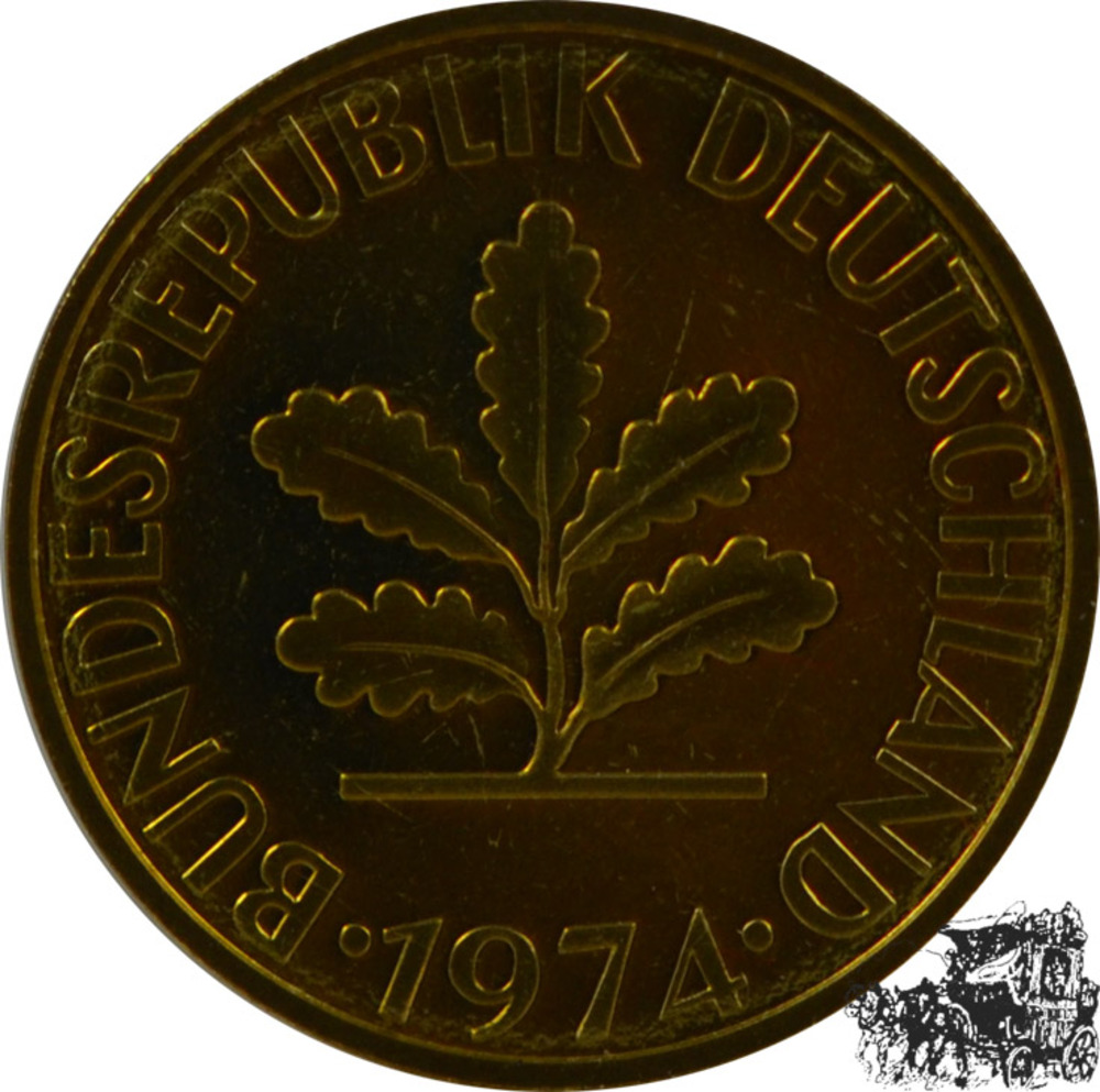5 Pfennig 1974 J 5 Pfennig 1974 J