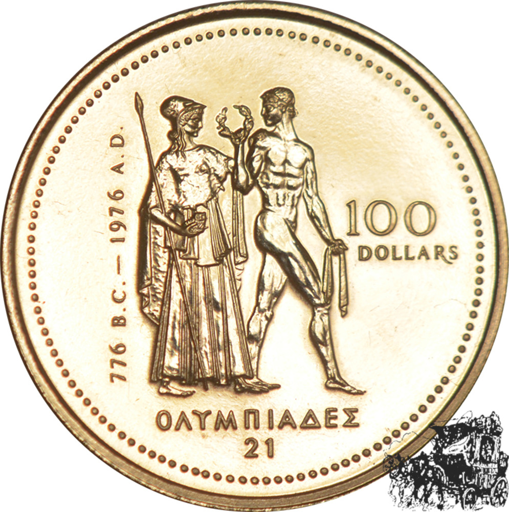100 Dollar 1976 - Olympiade Montreal 100 Dollar 1976 - Olympiade Montreal