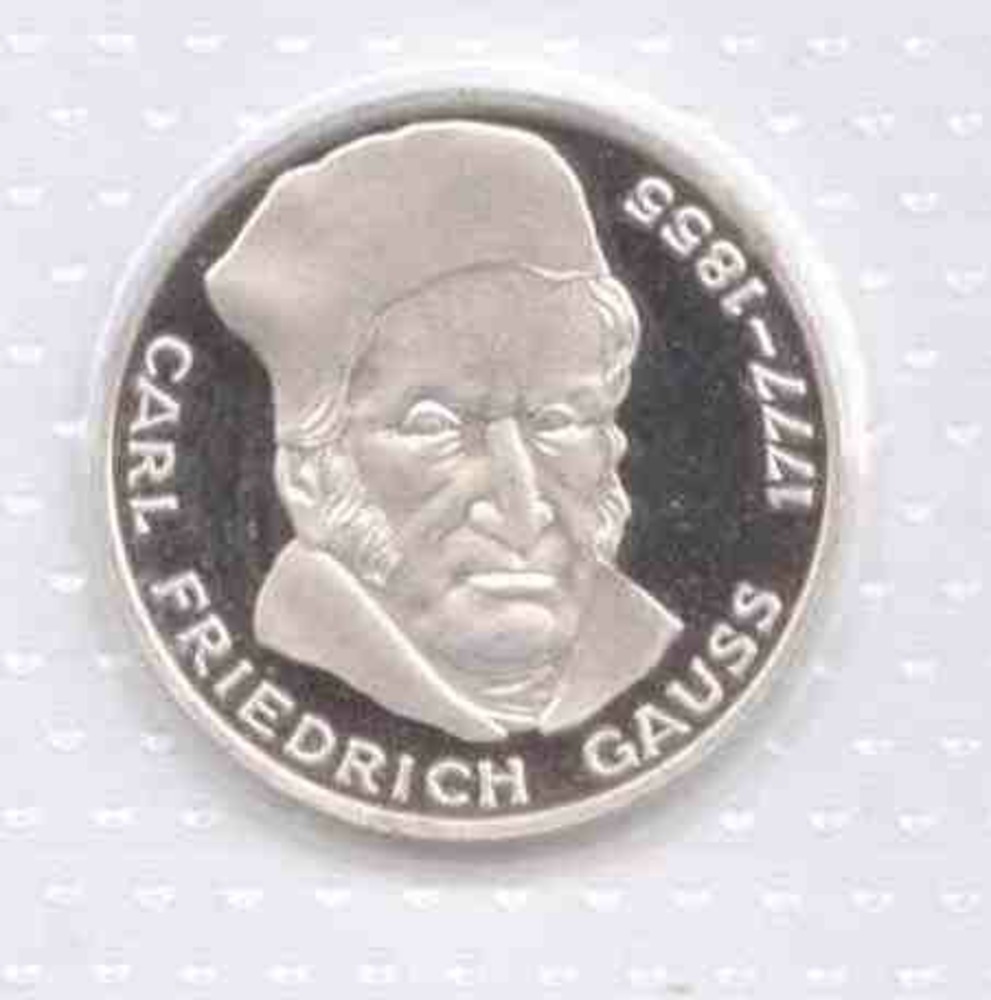 5 Mark 1977 J - Carl Friedrich Gauss