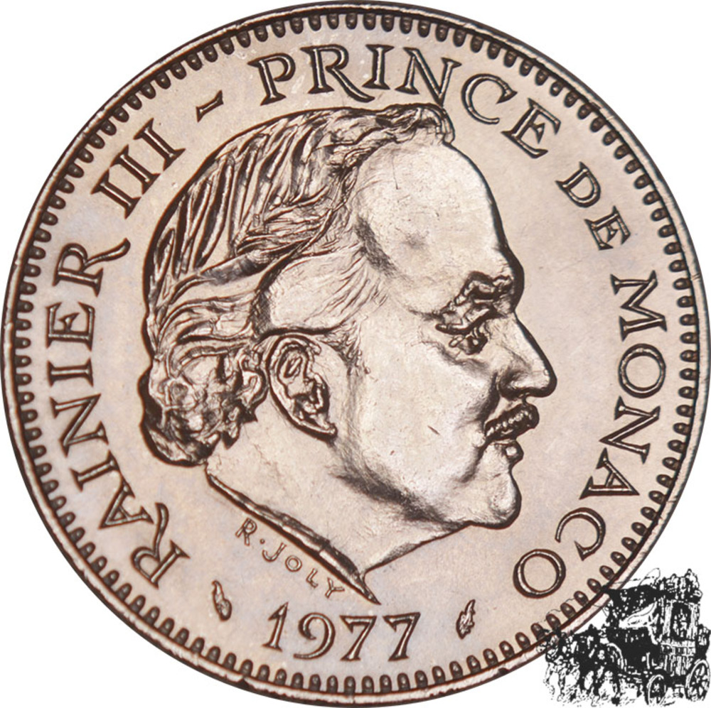 5 Francs 1977 - Rainer III., Monaco