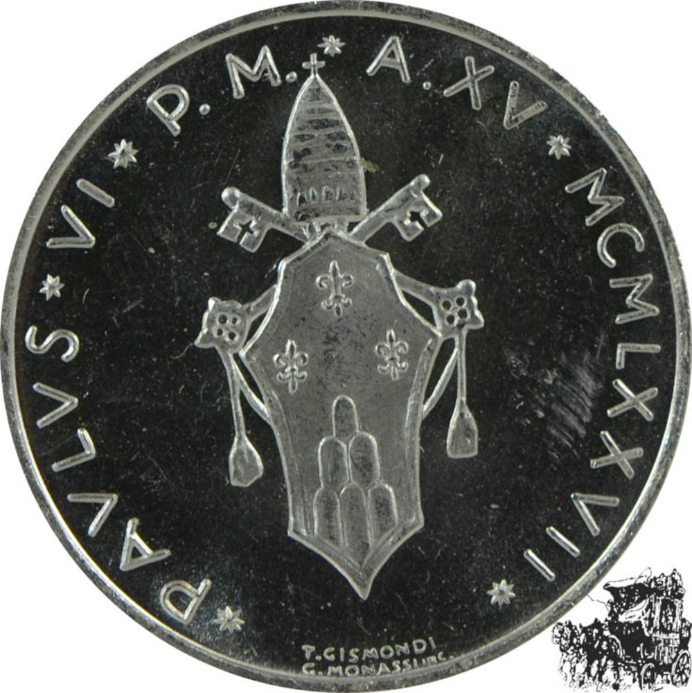 500 Lire 1977 - Evangelisten 500 Lire 1977 - Evangelisten
