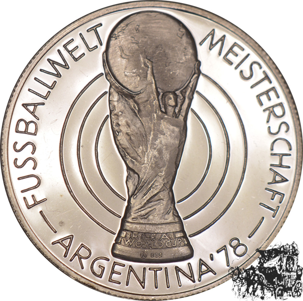 100 Schilling 1978  - “Fussballwelt Meisteschaft - Argentinien“, Casion Austria Jeton, Silber
