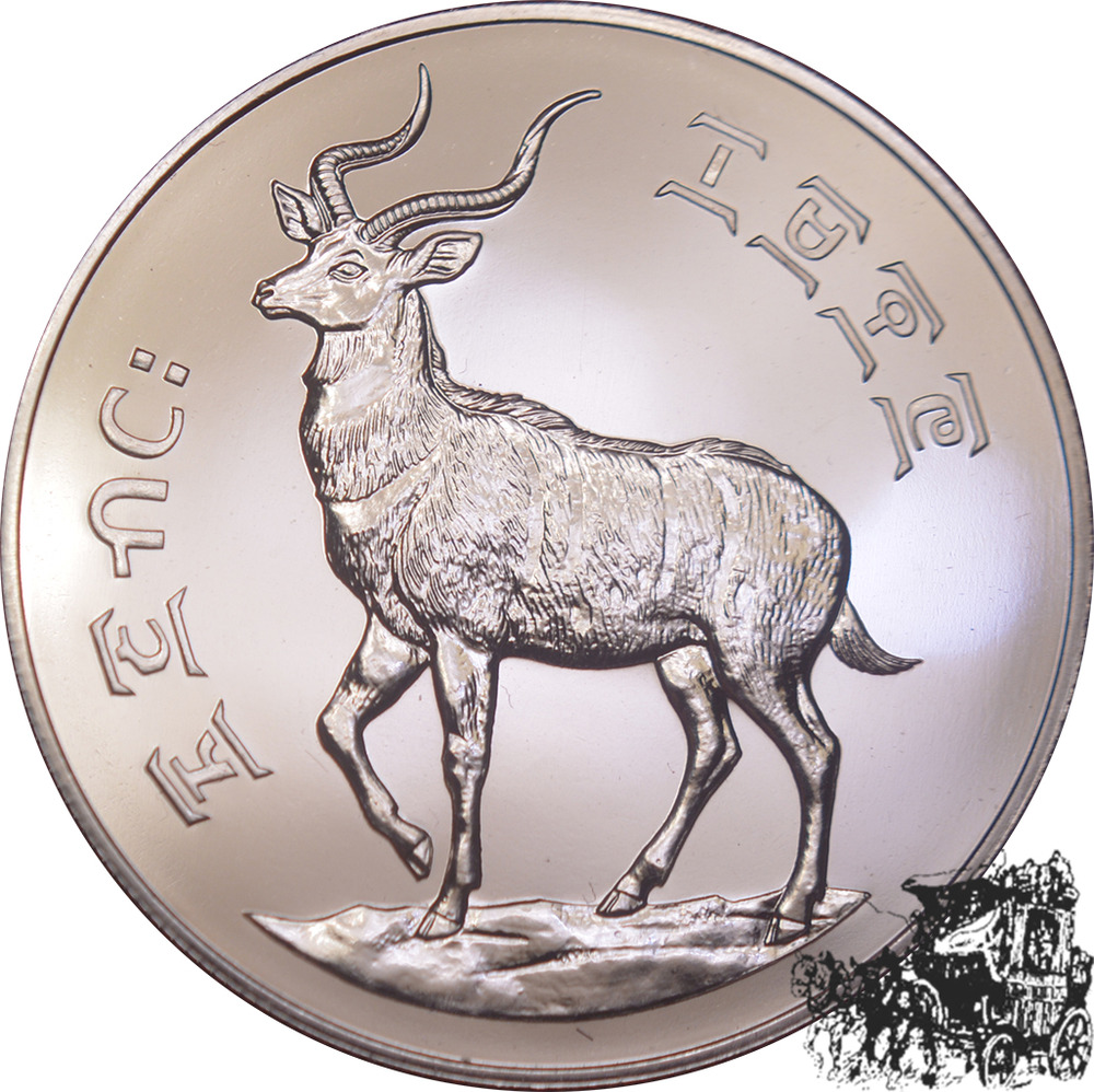 25 Birr 1978 - Äthiopien, Antilope - Berggnyla 25 Birr 1978 - Äthiopien, Antilope - Berggnyla