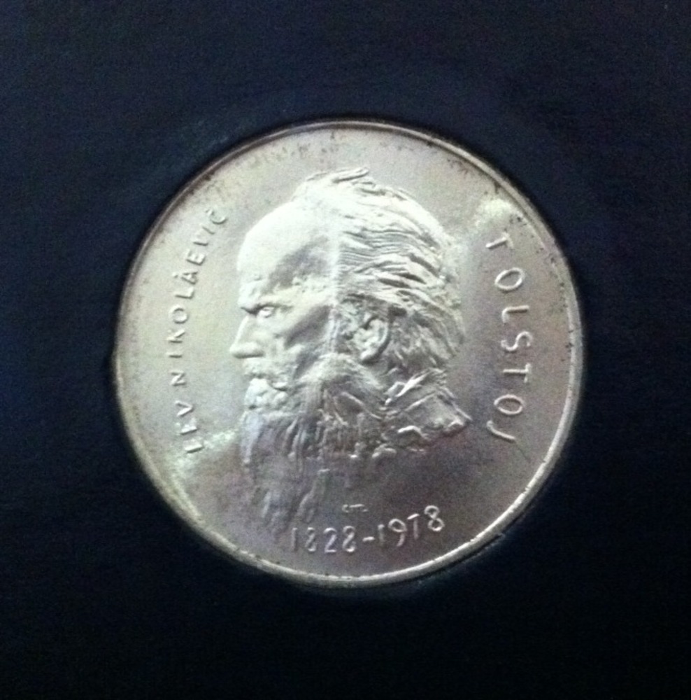 1000 Lire (ND) 1978 - 150. Geburtstag Tolstoi 1000 Lire (ND) 1978 - 150. Geburtstag Tolstoi