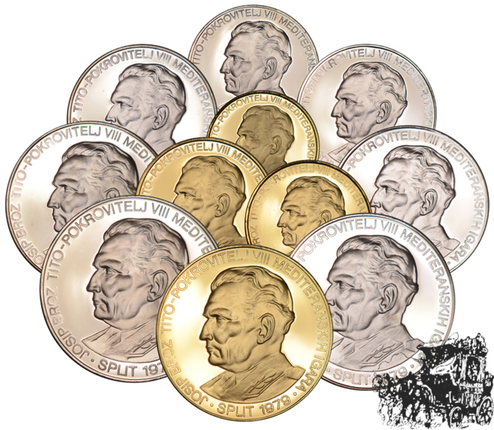 100 bis 5000 Dinar 1978 - Split- Yugoslawien 100 bis 5000 Dinar 1978 - Split- Yugoslawien
