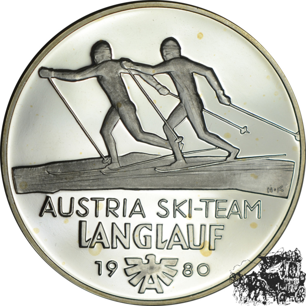 500 Schilling 1980  - Austria LangLauf