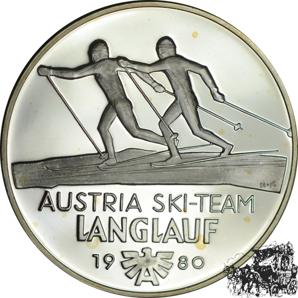 500 Schilling 1980 - Austria LangLauf 500 Schilling 1980 - Austria LangLauf