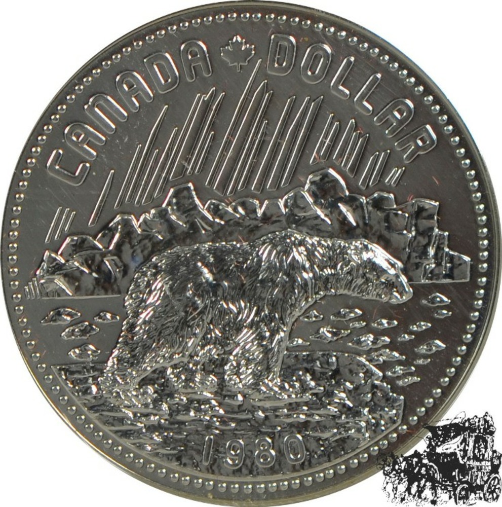 1 Dollar 1980 - Eisbär