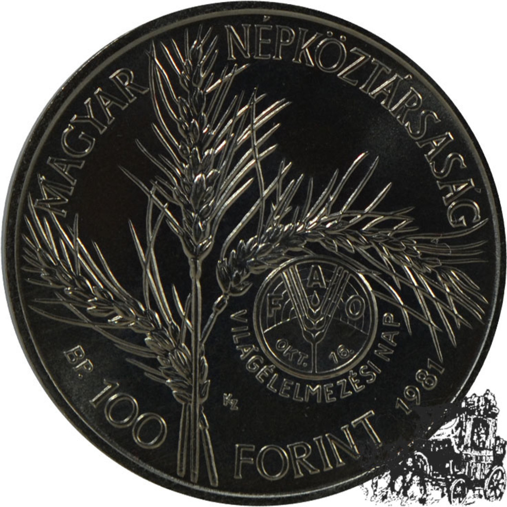 100 Forint 1981 - Kniende Frau 100 Forint 1981 - Kniende Frau