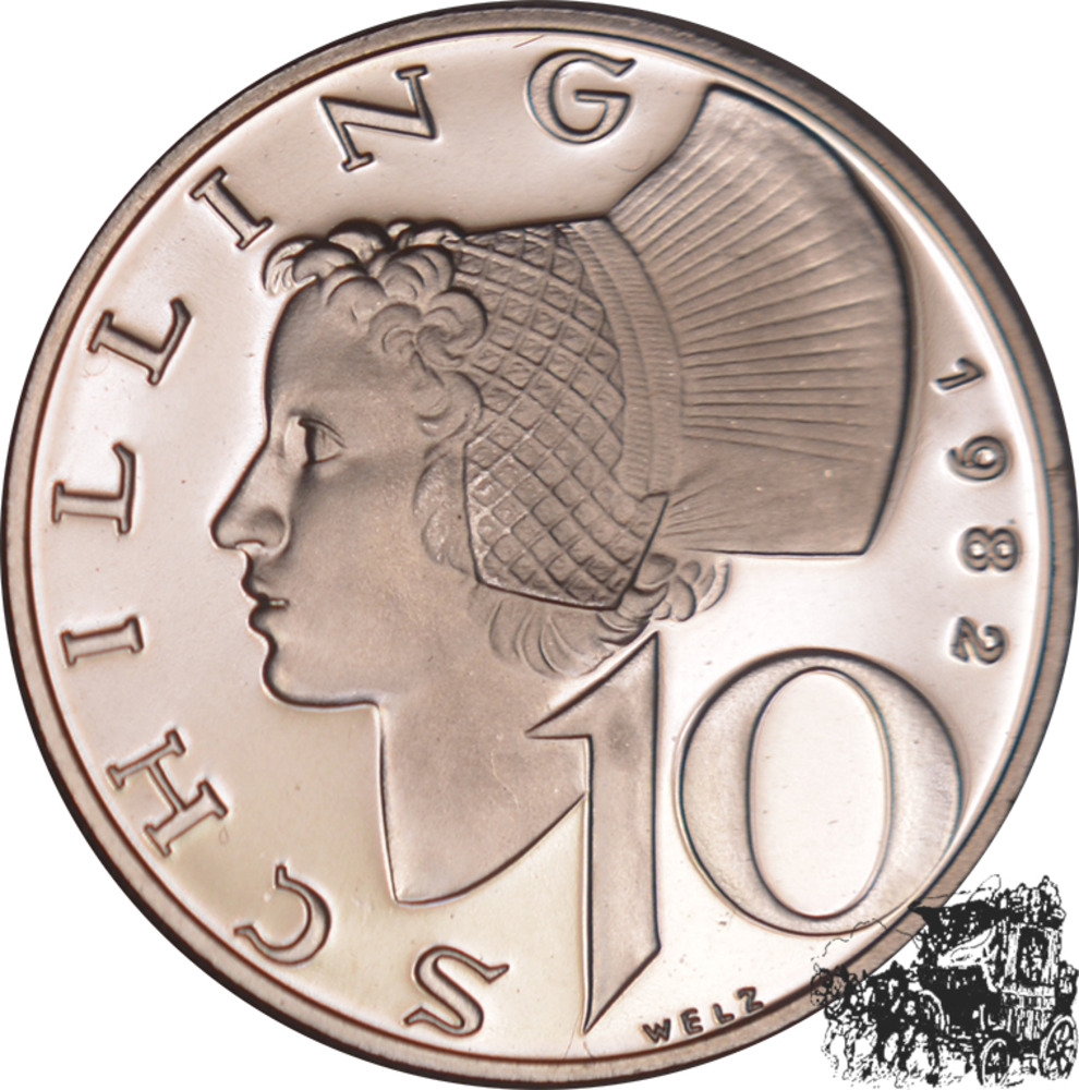 10 Schilling 1982 - PP 10 Schilling 1982 - PP