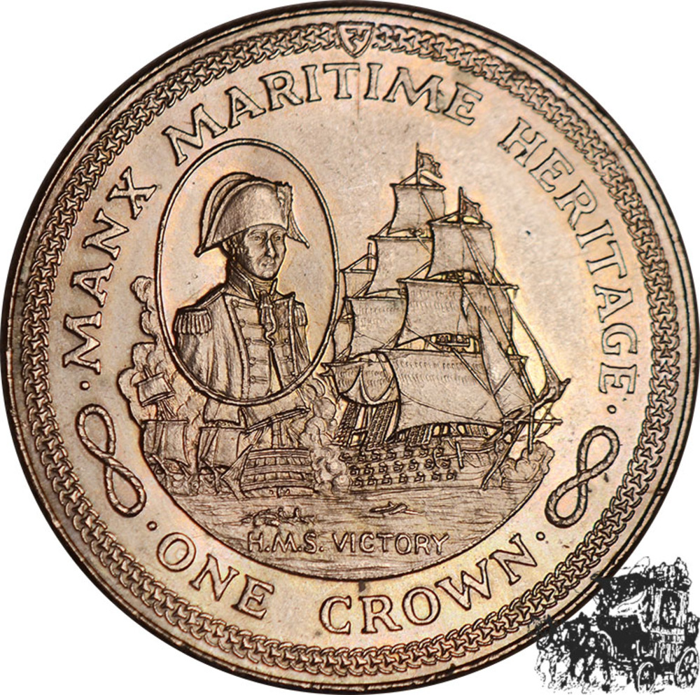 1 Crown 1982 - H.M.S. Victory 1 Crown 1982 - H.M.S. Victory