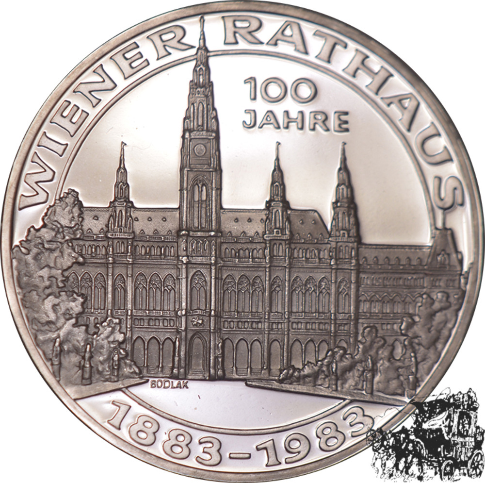 500 Schilling 1983 - Wiener Rathaus - PP
