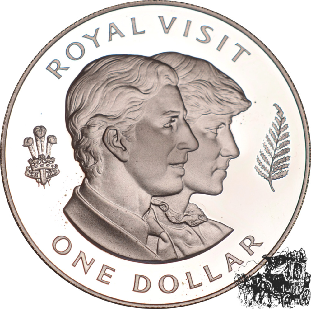 1 Dollar 1983 - Royal Visit